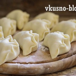 Заварное тесто для вареников и пельменей