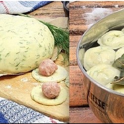Вкусное  тесто для вареников