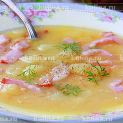 Суп гороховый на курином бульоне – рецепт приготовления с фото от Kulina.Ru