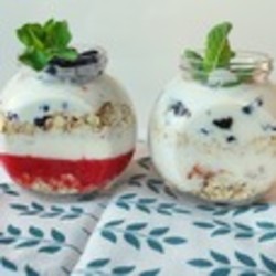 Ночная овсянка в банке