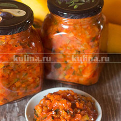 Кабачковая икра по-еврейски: мировая закуска