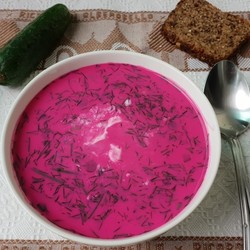 Рецепт Холодный литовский суп за 10 минут