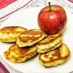 Изумительные яблочные оладьи - рецепт с фото пошагово