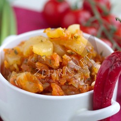 Сочное овощное рагу с кабачками – пп рецепт