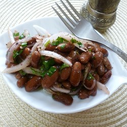 Рецепт Турецкий салат из фасоли «Пияз»