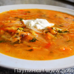 Кабачковый суп. Рецепт с фото