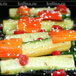 Острая закуска из огурцов – рецепт приготовления с фото от Kulina.Ru