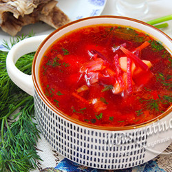 Как сварить борщ чтобы он был красный: пошаговый рецепт