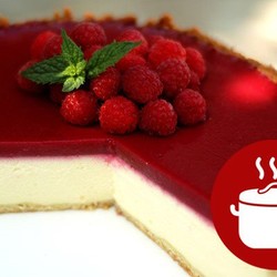 Творожный торт без выпечки: рецепт с малиной от Татьяны Литвиновой | Все буде добре