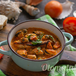 Томатный суп с мидиями по-сицилийски, рецепт