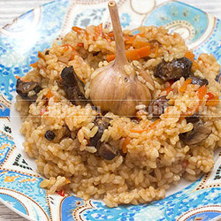 Постный плов