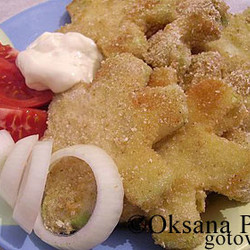 Кабачки в сухарях. Рецепт с фото