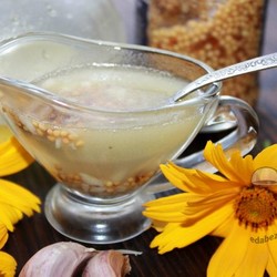 Французская заправка для салата с горчицей ☝. Мед, лимонный сок..