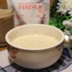 Холодная каша на ряженке