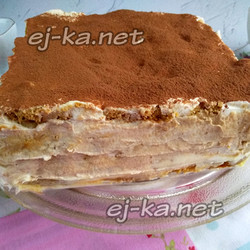 Овсяно-сметанный торт на скорую руку, пошаговый рецепт с фото