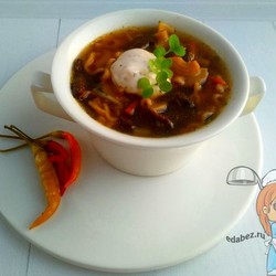 Грибная юшка из сухих грибов по-закарпатски. Подробны