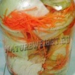 Рецепт быстрого приготовления маринованной капусты пелюстки