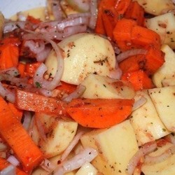 Картошка в рукаве