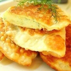 Чебуреки на кефире с картошкой и сыром