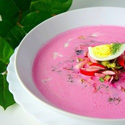 Свекольник на кефире