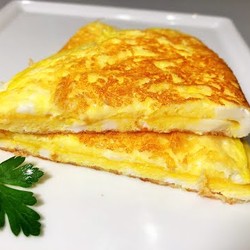 ОМЛЕТ с Сырной Хрустящей Корочкой за 3 минуты. Вкуснотень.  БЫСТРЫЙ ЗАВТРАК,  Сheese Оmelette.