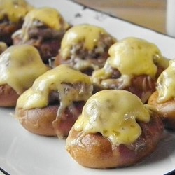 БУБЛИКИ С ФАРШЕМ В ДУХОВКЕ