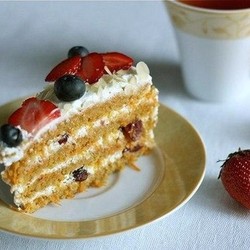 Морковный торт
