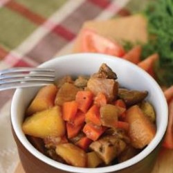 Овощи тушеные с грибами