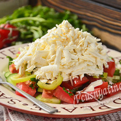 Салат Шопский: классический рецепт, пошаговые фото