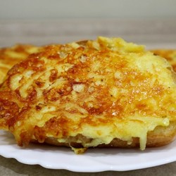 Горячие бутерброды с сыром и картофелем