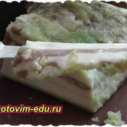 Сало солёное в рассоле с водкой