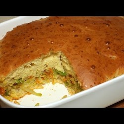 Заливной пирог с капустой. Супер быстрый капустный пирог.