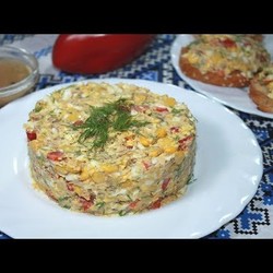 Салат к Празднику и на Каждый День. Готовится просто, съедается быстро