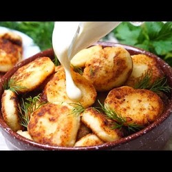 ! Жареные ленивые вареники