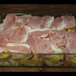 Свинина с картошкой в аэрогриле