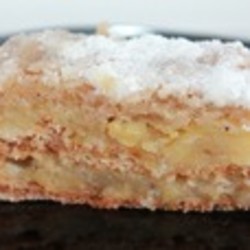 Венгерский насыпной яблочный пирог в мультиварке