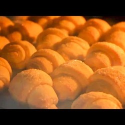 Нежные, Мягкие и Вкусные Творожные Рогалики. Творожное Печенье с Сахаром