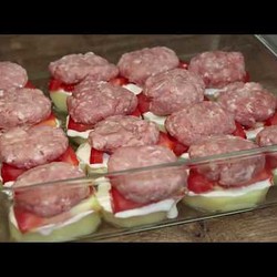 Картофель с фаршем