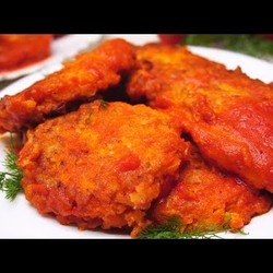 Луковые без мяса Котлеты +манка+помидор