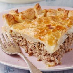 Пирог со свининой и яблоками, пошаговый рецепт с фото