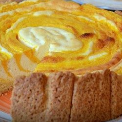 Пирог-суфле «полосатая тыква»