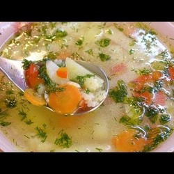 Детский овощной суп с сельдереем