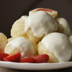 Творожные клецки с начинкой