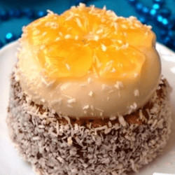 Пирожное «Цветы под снегом»