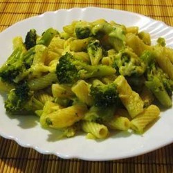 Макароны с капустой брокколи