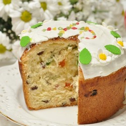 Пасхальный кулич на сметане