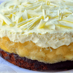 Медовый торт с яблоками и сливочным муссом | Ленивая кухарка