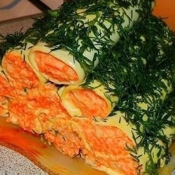 Закусочные сырные трубочки пошаговый рецепт с фото