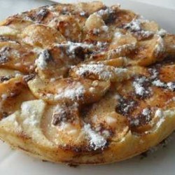 Творожный десерт с яблоками