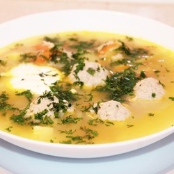 Рассольник с пшеном и фрикадельками. Рецепт